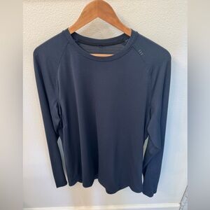 LuLu Men's Long Sleeve Navy Shirt